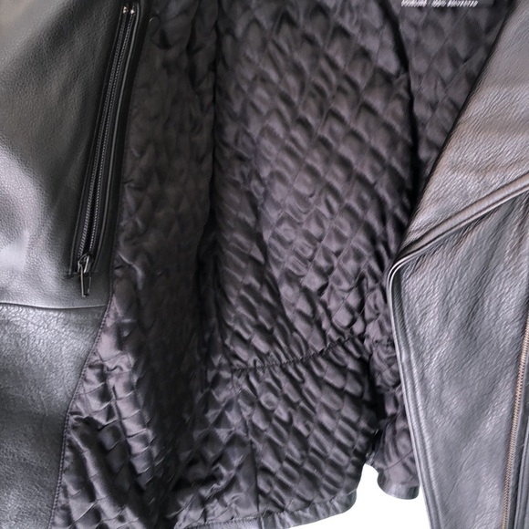 HARLEY DAVIDSON black leather jacket 💯% Authentic - Picture 13 of 17